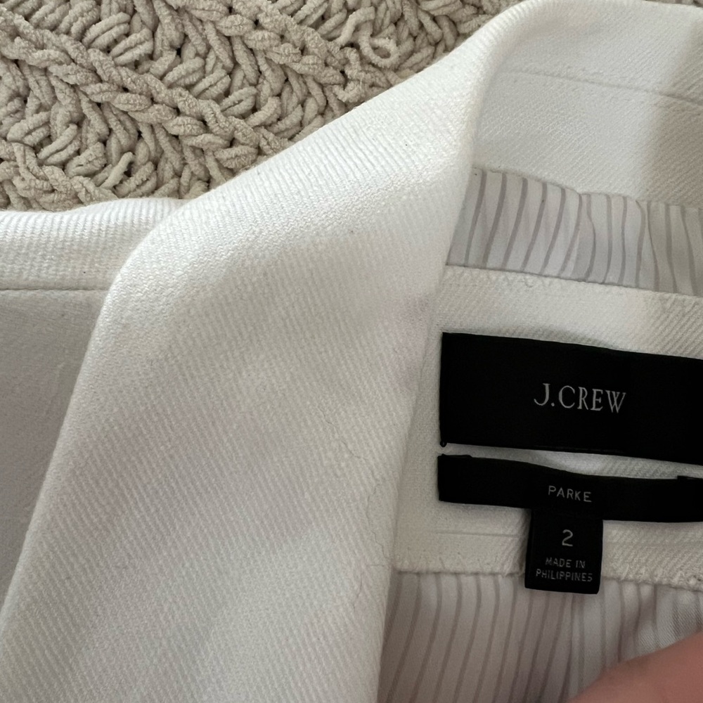 J. Crew Cream Blazer Jacket - Picture 5 of 9